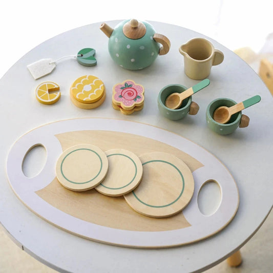 Wooden Afternoon Tea Set for Toddlers