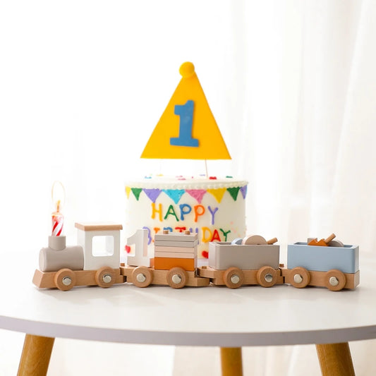 Montessori Wooden Train toy